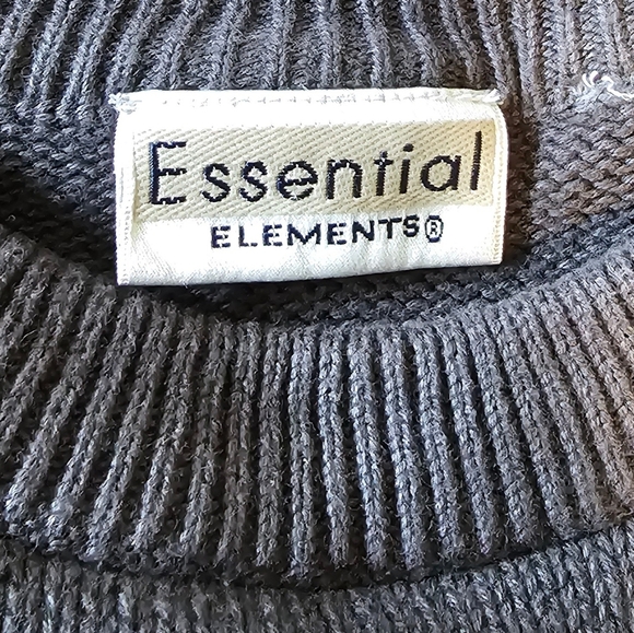 ReMADE By UO Urban Renewal 1995 Denim Patch Sweater, S/M **EACH ONE UNIQUE** - Picture 6 of 9